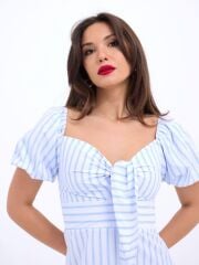 5948 ELBİSE-LOS ANGELES ÇİZGİLİ