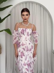 Mugo Fırfırlı Elbise