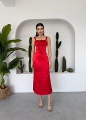 PAG İP ASKILI ELBİSE