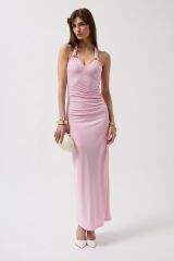 Aksesuar Detay Maxi Elbise