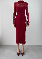 Vedo Çiçek Detaylı Elbise