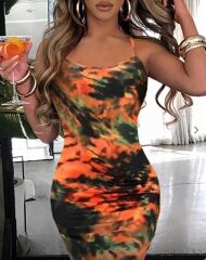 Kadın Dalgıç Kumaş Dijital Baskılı Eslbise