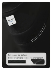 Baskılı Oversize Bisiklet Yaka T-shirt - Siyah