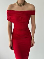 Dron Straplez Elbise