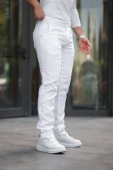 Erkek Rahat Keten Pantolon