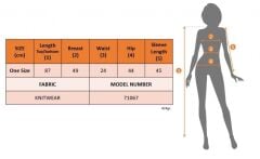 Kadın Uzun Kollu Bisiklet Yaka Balon Kol Bel Lastik Detay Triko Mini Boy Elbise