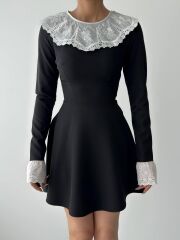 Nord Dantel Yaka Kol Elbise