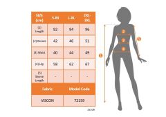 Kadın Kısa Kollu Yaka Detay Viskon Elbise