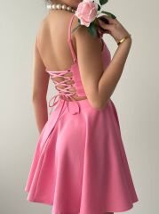 Pole İp Askılı Elbise