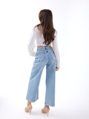 7356 KOT PANTOLON-MAVİ