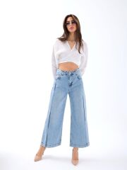 7356 KOT PANTOLON-MAVİ