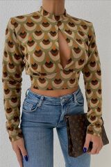 Autumn Cut Out Bluz 3018-08