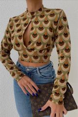 Autumn Cut Out Bluz 3018-08