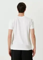 Unisex Basic Bisiklet Yaka Regular T-Shirt - Beyaz