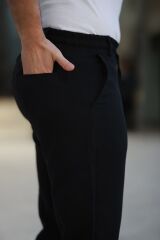 Erkek Beli Bağcıklı Jogger Pantolon