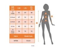 Kadın Uzun Kollu Yakalı önden Düğmeli Kısa Saten Elbise