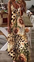 Kadın Suprem Kumaş Dijital Baskılı Elbise