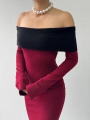 Leonidas Madonna Yaka Elbise