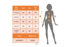 Kadın Yaprak Baskı Ayarlanabilir Truvakar Kol Süper Soft Bluz