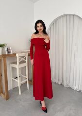 Uras Straplez Elbise