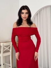 Uras Straplez Elbise