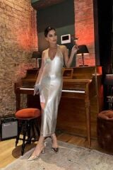 Felicia Sırt Dekolteli Elbise 2583-08