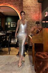 Felicia Sırt Dekolteli Elbise 2583-08