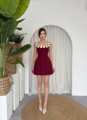 Alyosa Çiçek Detaylı Elbise