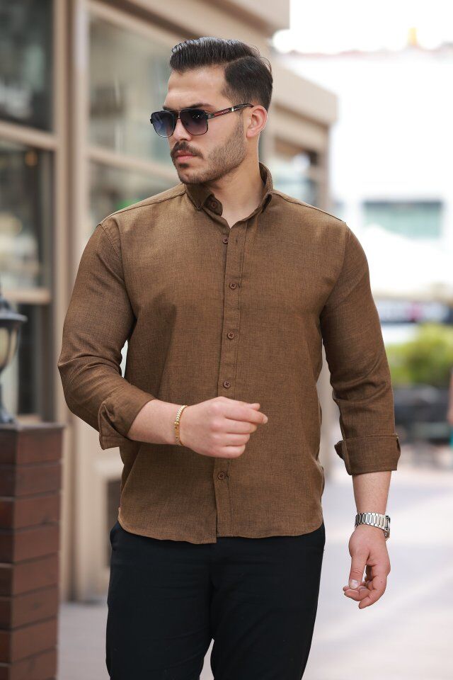 Erkek Uzun Kollu Gömlek