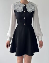 Asıo Bebe Yaka Elbise