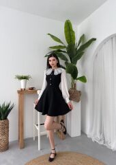 Asıo Bebe Yaka Elbise