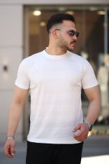 Erkek Mini Jakarlı Kısa Kollu T-shirt