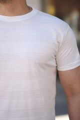 Erkek Mini Jakarlı Kısa Kollu T-shirt