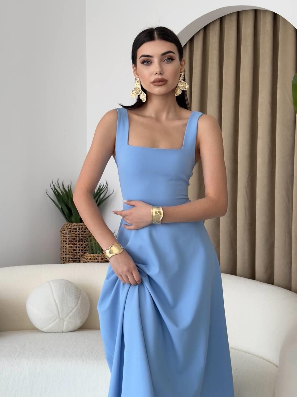 Neapolitan Askılı Elbise