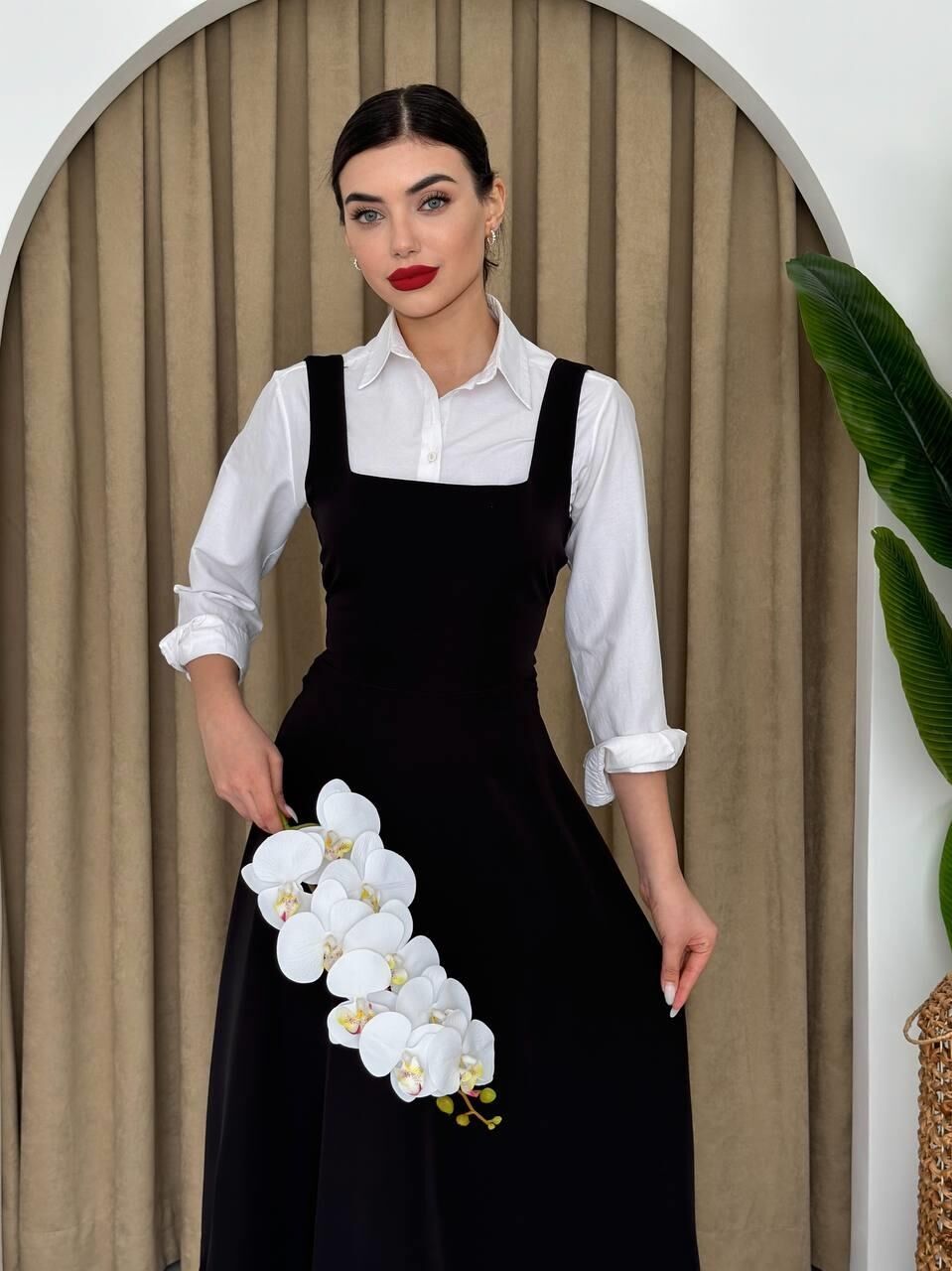 Neapolitan Askılı Elbise