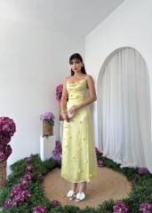 Dora Çiçek Detaylı Elbise