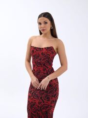 7006 ELBİSE-KIRMIZI