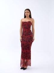 7006 ELBİSE-KIRMIZI