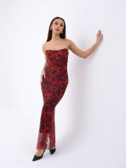 7006 ELBİSE-KIRMIZI