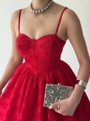 Toba İp Askılı Elbise