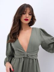 6528 TULUM ELBİSE-HAKİ