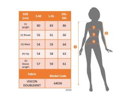 Kadın Uzun Kollu Bisiklet Yaka Kalp Desenli Viskon Iki Iplik Bluz