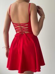 Pole İp Askılı Elbise