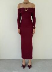 Maca Straplez Elbise