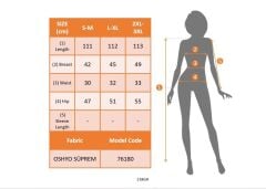 Kadın Sıfır Kol Kruvaze Yaka önden çapraz Kesim Detaylı Desenli Oysho Süprem Elbise