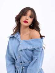 7308 KOT GÖMLEK-MAVİ