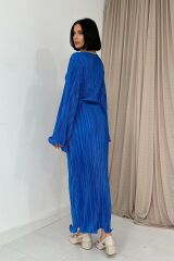 Saks İspanyol Kol Piliseli Elbise