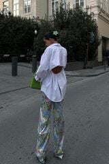 Mirian Sırt Dekolteli Gömlek 3228-08