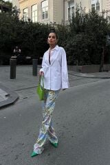 Mirian Sırt Dekolteli Gömlek 3228-08