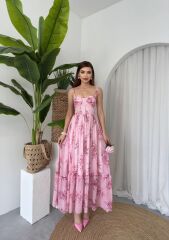 Jame Askılı Elbise